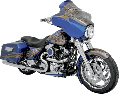 Klock Werks Black Flare 6.5" Windshield for 1996-13 Harley Electra Glide Touring