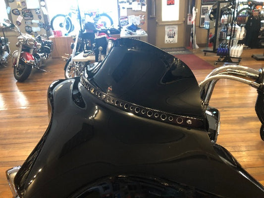 Klock Werks Black Flare 6.5" Windshield for 1996-13 Harley Electra Glide Touring