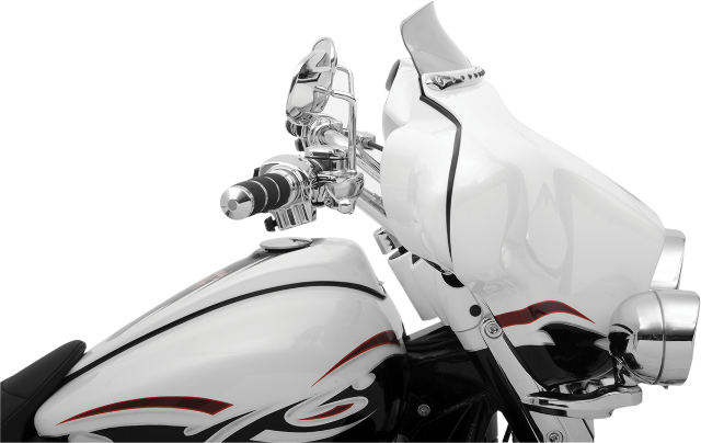 Klock Werks 3.5" Tint Fairing Flare Windshield for 1996-2013 Harley Touring FLHX
