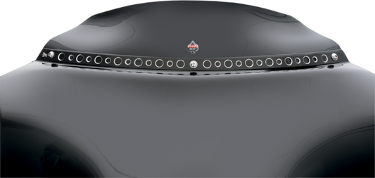 Klock Werks Black 3.5" Flare Windshield fits 1996-2013 Harley Touring FLHX FLHTC