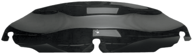 Klock Werks Black 3.5" Flare Windshield fits 1996-2013 Harley Touring FLHX FLHTC