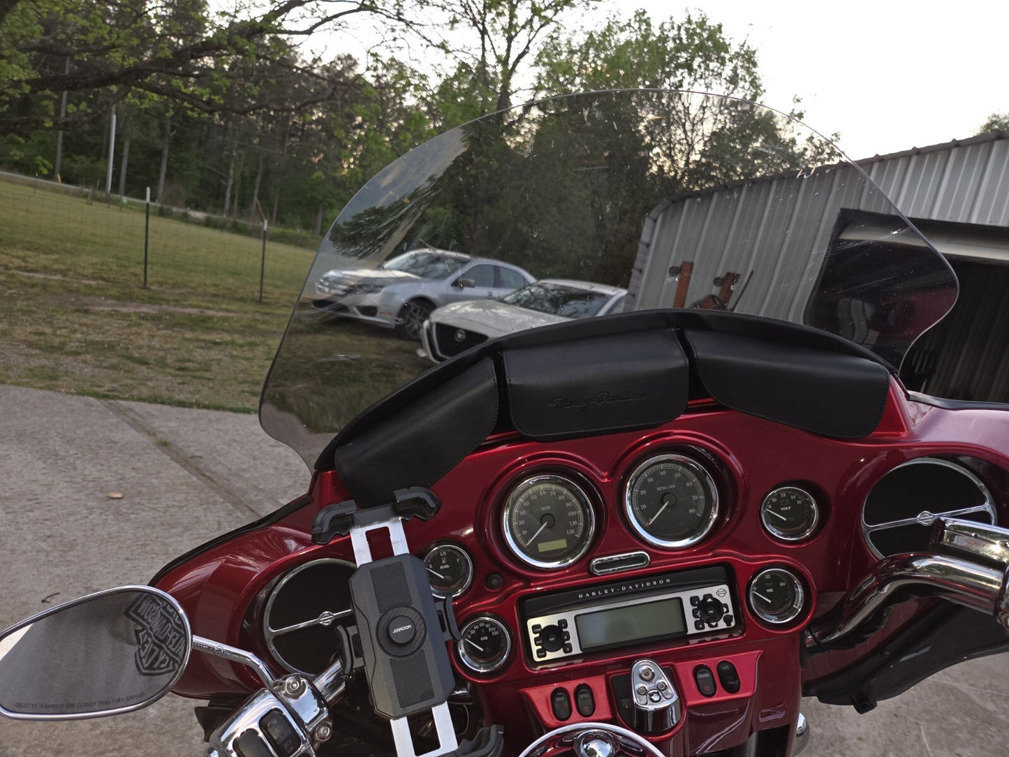 Klock Werks Tint 11.5 Flare Fairing Windshield for 1996-13 Harley Touring Models