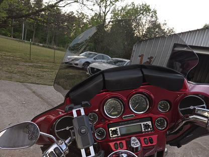 Klock Werks Tint 11.5 Flare Fairing Windshield for 1996-13 Harley Touring Models