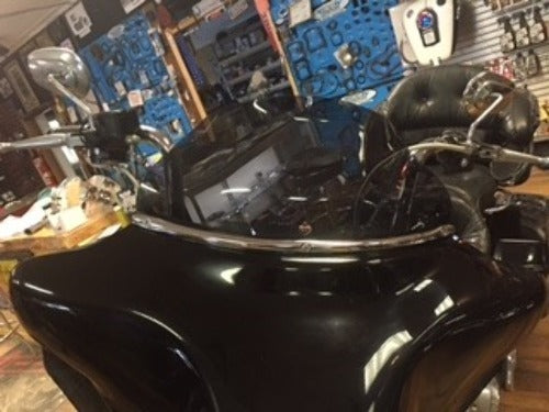Klock Werks Dark Smoke 8.5" Flare Windshield for 1996-2013 Harley Touring Models