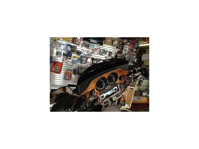 Wind Vest 4" Black Windshield Flip Up Lip 96-13 Harley Davidson Touring Flhx