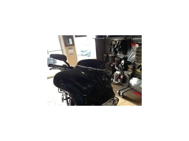 Wind Vest 4" Black Windshield Flip Up Lip 96-13 Harley Davidson Touring Flhx