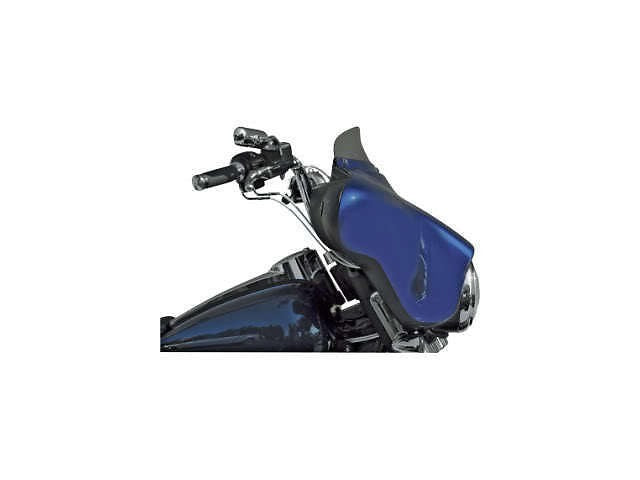 Wind Vest 4" Black Windshield Flip Up Lip 96-13 Harley Davidson Touring Flhx