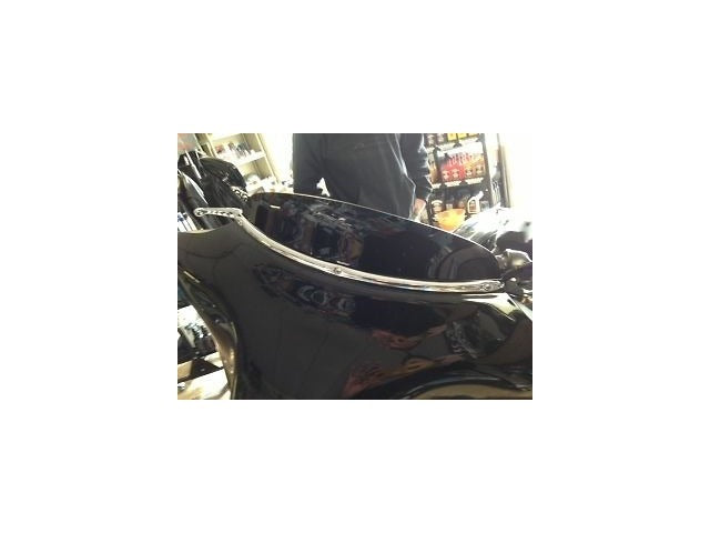 Wind Vest 4" Black Windshield Flip Up Lip 96-13 Harley Davidson Touring Flhx