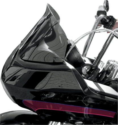 Wind Vest 8" Dark Smoke Motorcycle Windshield 98-13 Harley Touring Bagger FLTRU