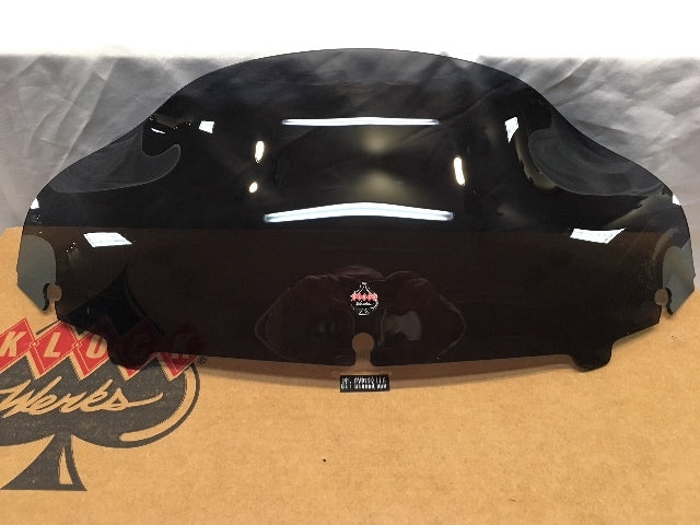 Klock Werks Flare 6.5" Dark Smoke Windshield for 2014-2025 Harley Touring Models