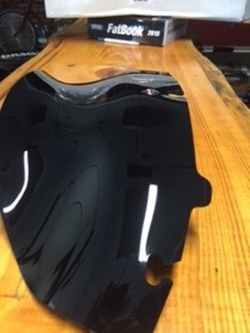 Klock Werks Flare Black 6.5" Windshield fits 2014-2025 Harley Touring FLHT FLHX