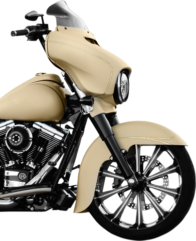 Klock Werks Flare 8.5" Windshield Dark Smoke fits 2014-2023 Harley Electra Glide