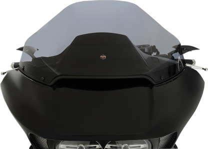 Klock Werks 14" Dark Smoke Sport Flare Windshield for 2015-23 Harley Road Glide