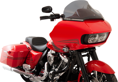 Klock Werks 14" Dark Smoke Sport Flare Windshield for 2015-23 Harley Road Glide