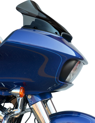 Klock Werks 14" Dark Smoke Sport Flare Windshield for 2015-23 Harley Road Glide