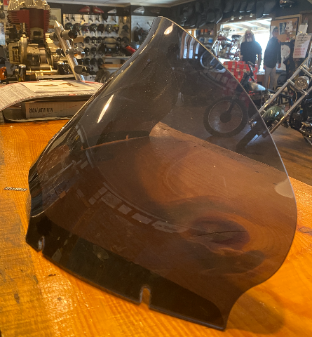 Klock Werks 12" Dark Smoke Pro Touring Flare Windshield 15-23 Harley Road Glide