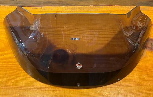Klock Werks Dark Smoke 9" Flare Fairing Windshield for 1984-1992 Harley FXRP