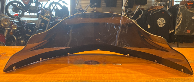 Klock Werks Dark Smoke 9" Flare Fairing Windshield for 1984-1992 Harley FXRP