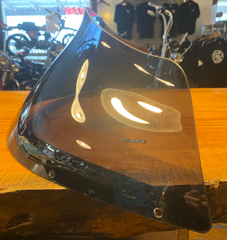 Klock Werks Dark Smoke 9" Flare Fairing Windshield for 1984-1992 Harley FXRP