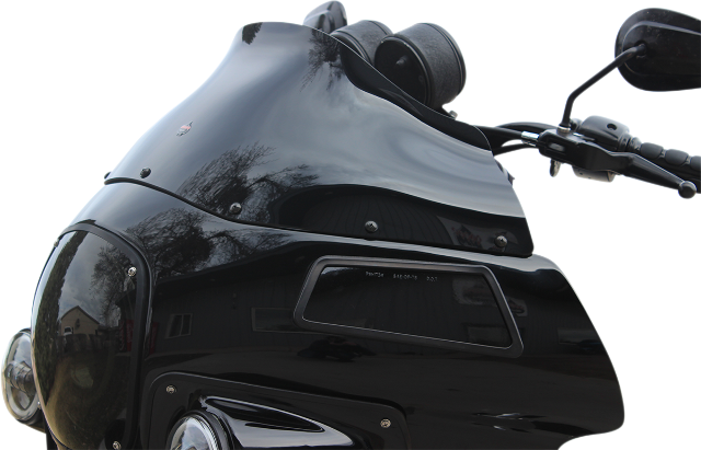 Klock Werks Black 9" Flare Fairing Windshield fits 1985-1992 Harley FXRP