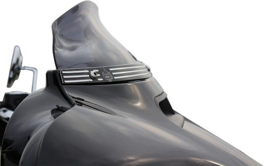 Klock Werks 4" Super Low Dark Smoke Fairing Windshield 2014-2023 Harley Touring