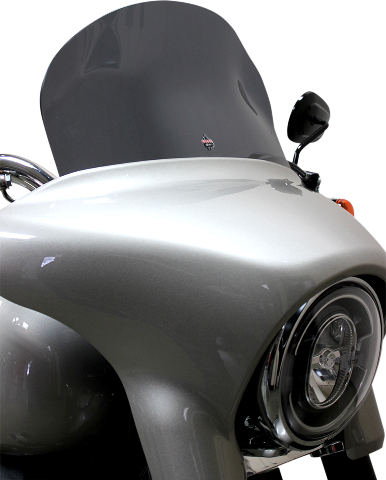 Klock Werks Dark Smoke 8" Flare Windshield for 2018-2021 Harley Sport Glide FLSB