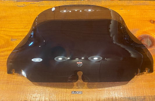 Klock Werks Flare 10.5" Dark Smoke Fairing Windshield 1996-2013 Harley Touring