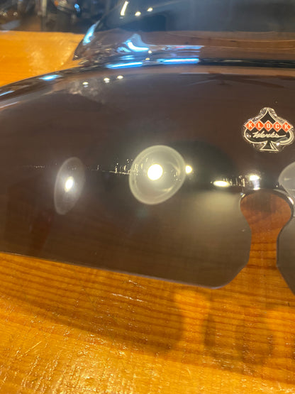 Klock Werks Flare 10.5 Dark Smoke Fairing Windshield for 1996-13 Harley Touring