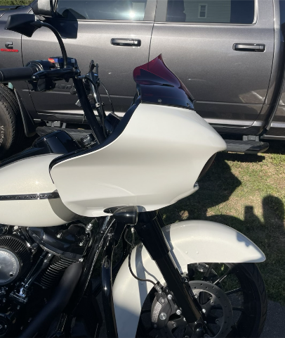 Klock Werks Kolor Flare 9" Red Windshield fits 2015-2025 Harley Road Glide FLTRX