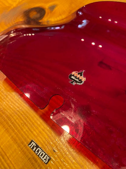 Klock Werks Kolor Flare 6.5" Red Windshield fits 2014-2025 Harley Touring FLHT