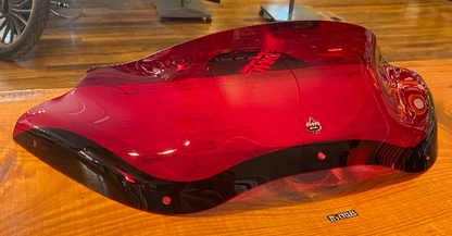 Klock Werks Flare 8" Red Fairing Windshield 1998-2013 fits Harley Road Glide