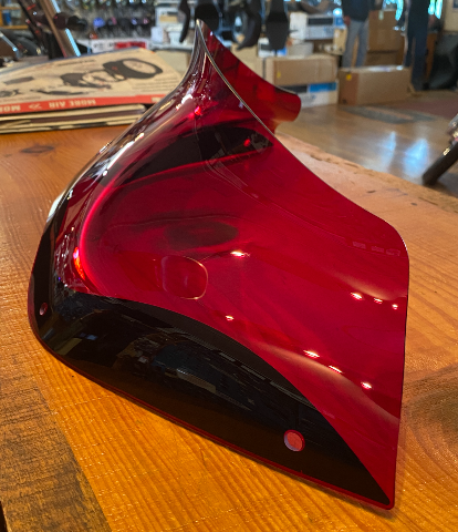 Klock Werks Flare 8" Red Fairing Windshield 1998-2013 fits Harley Road Glide