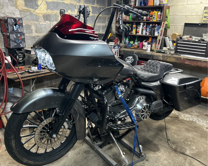 Klock Werks Flare 8" Red Fairing Windshield 1998-2013 fits Harley Road Glide