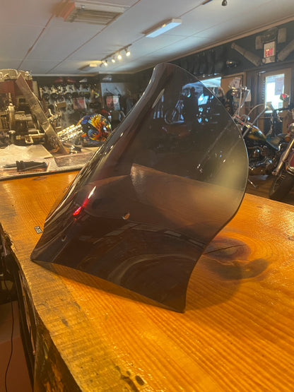 Klock Werks Pro Tour Flare 13.5" Dark Smoke Windshield for 2023-2025 Harley FLTR