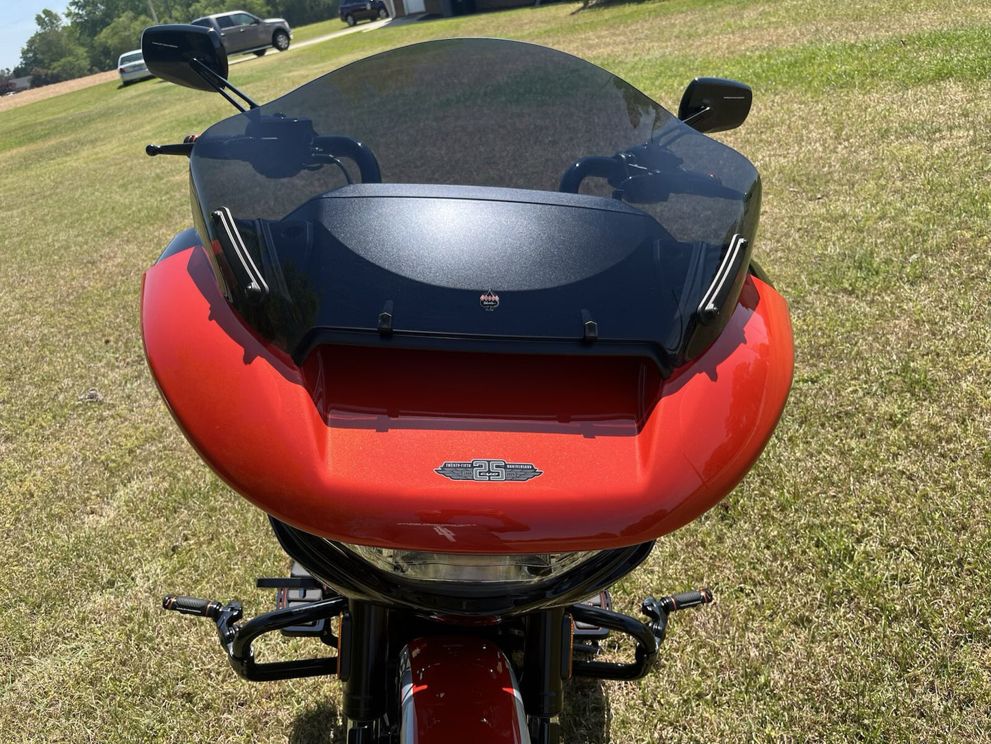 Klock Werks Sport Flare 12" Dark Smoke Windshield 2023-2025 Harley Road Glide
