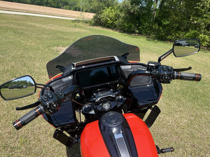 Klock Werks Sport Flare 12" Dark Smoke Windshield 2023-2025 Harley Road Glide