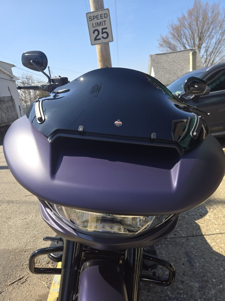Klock Werks Sport Flare 10" Black Windshield for 2023-25 Harley Road Glide FLTR