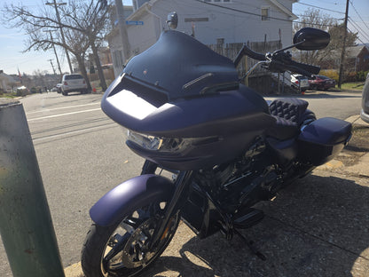 Klock Werks Sport Flare 10" Black Windshield for 2023-25 Harley Road Glide FLTR