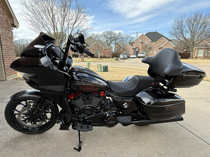 Klock Werks Sport Flare 10" Black Windshield for 2023-25 Harley Road Glide FLTR