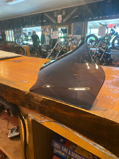 Klock Werks Flare 8" Dark Smoke Windshield for 2023-2025 Harley Street Glide