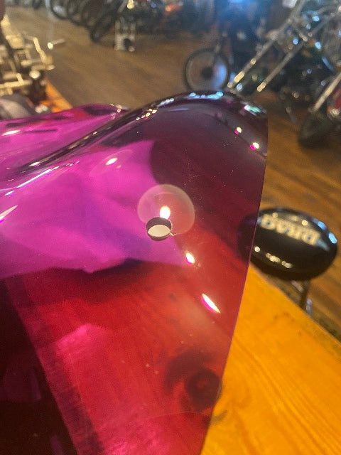 Klock Werks Kolor Flare 10" Purple Windshield fits 2023-2025 Harley Road Glide