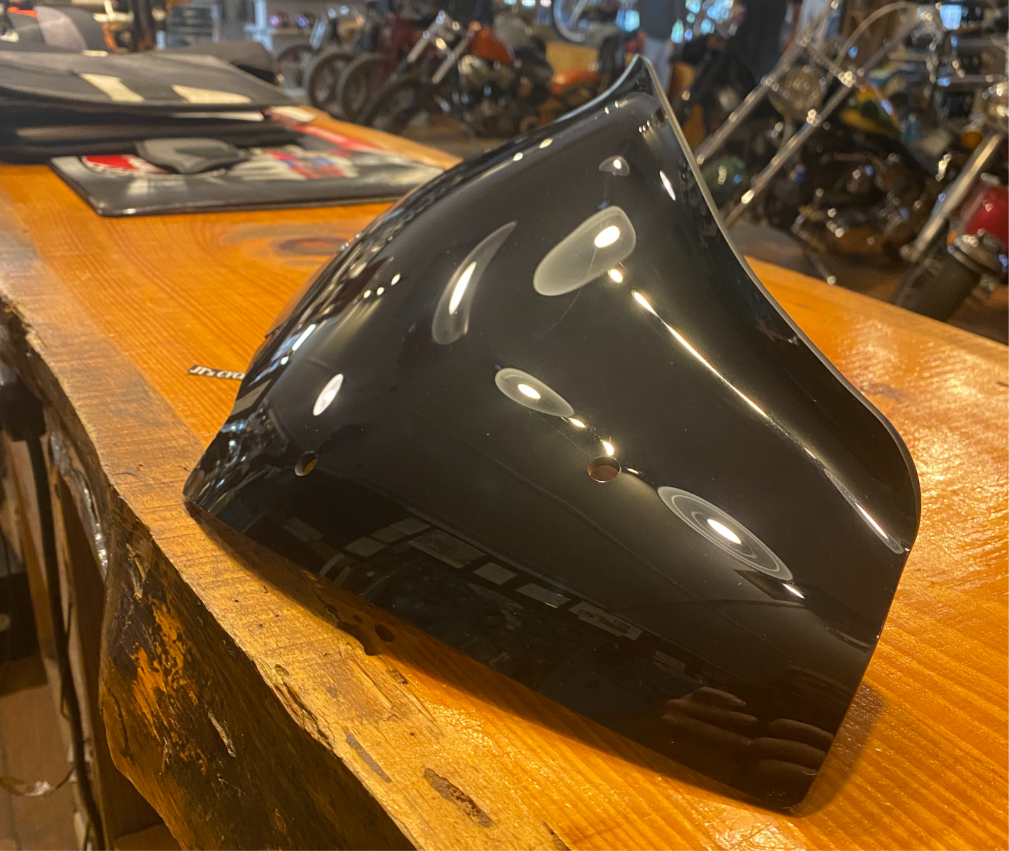 Klock Werks Sport Flare 8" Black Windshield fits 2023-2025 Harley Road Glide