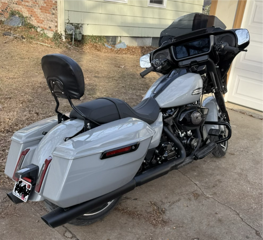 Klock Werks Sport Flare 10" Dark Smoke Windshield 2023-2025 Harley Street Glide