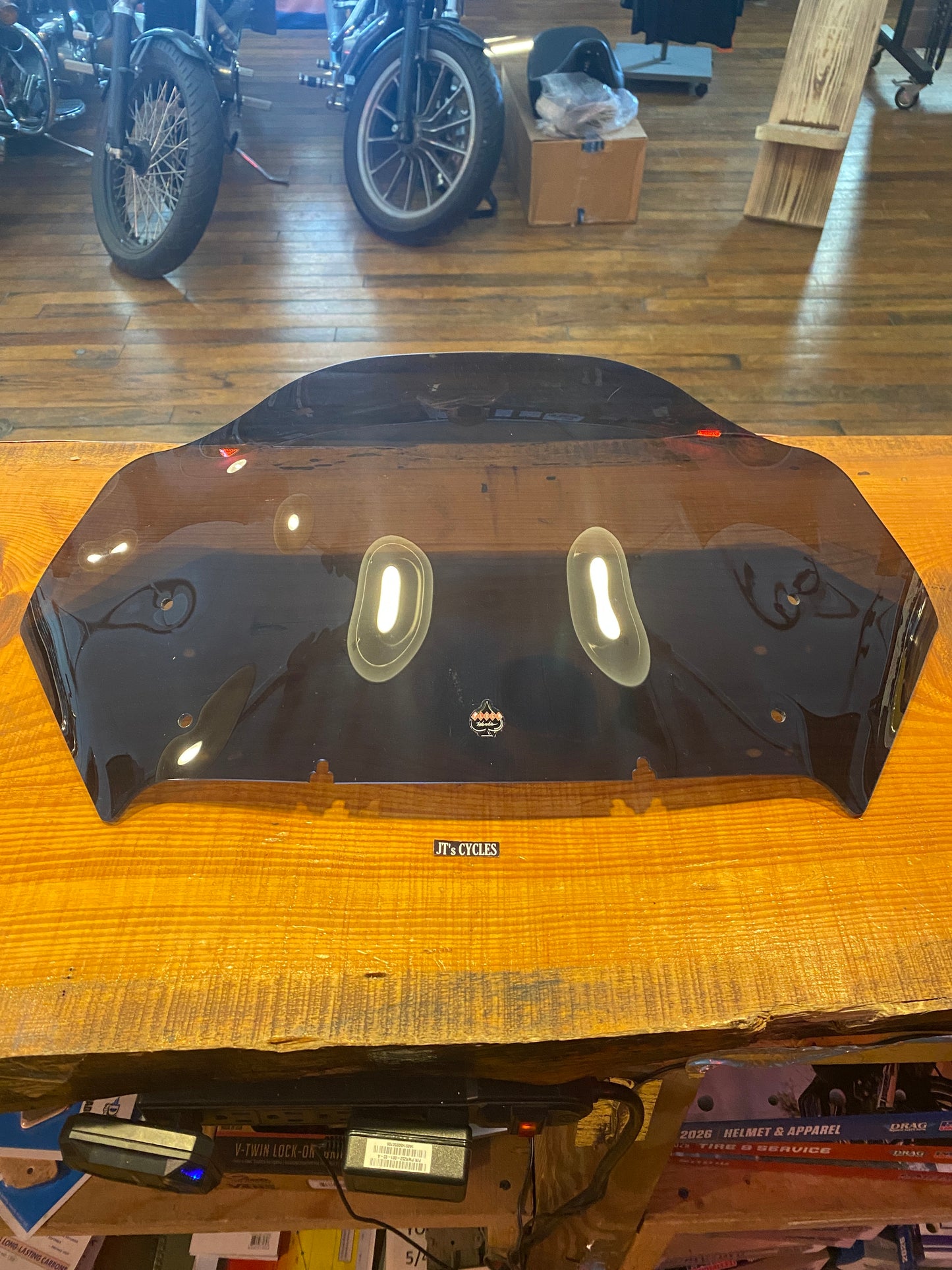 Klock Werks Flare 10" Dark Smoke Windshield for 2023-2025 Harley Street Glide