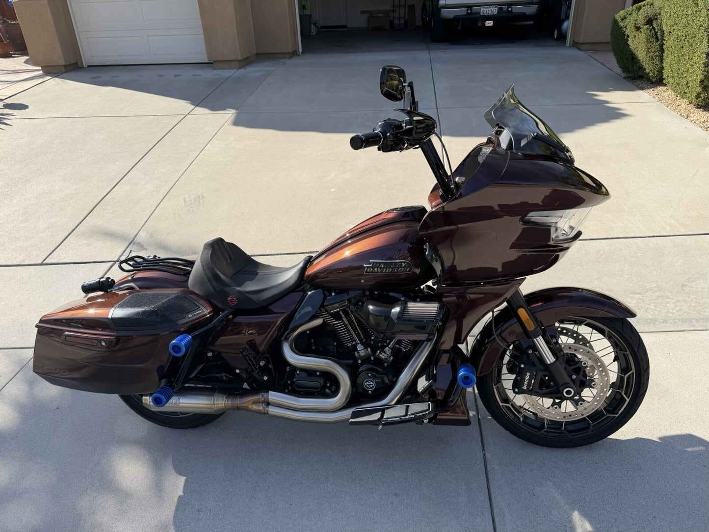 Klock Werks Sport Flare 11" Tint Windshield for 2023-2025 Harley Road Glide FLTR