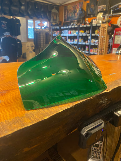 Klock Werks Kolor Flare 8" Green Windshield fits 2023-26 Harley Road Glide FLTR
