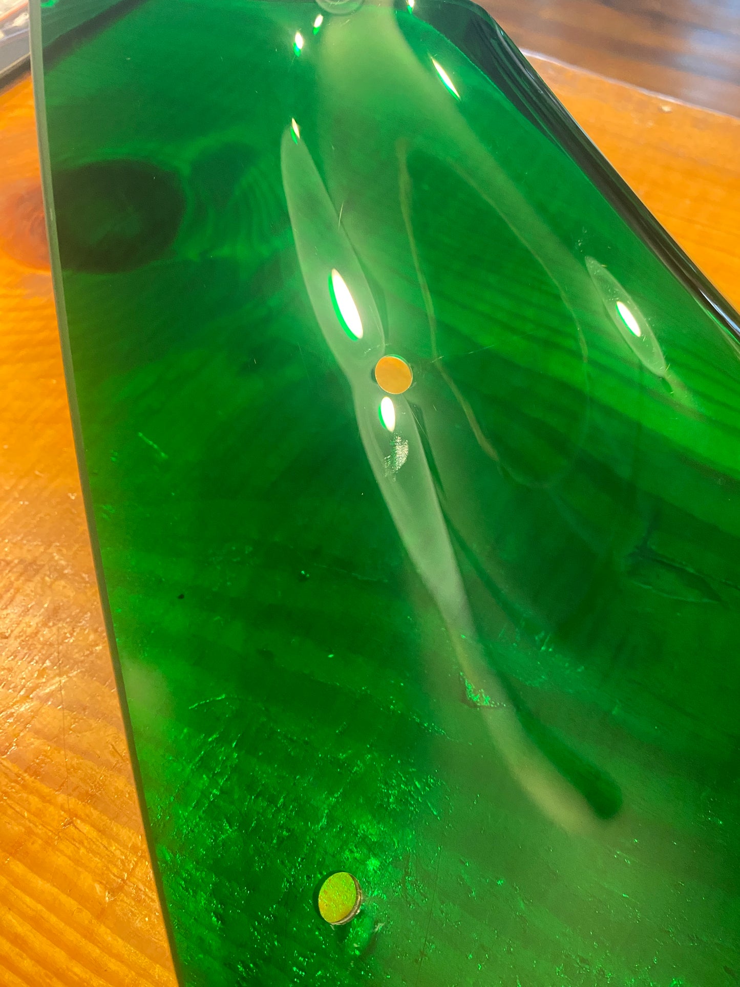 Klock Werks Kolor Flare 8" Green Windshield fits 2023-26 Harley Road Glide FLTR