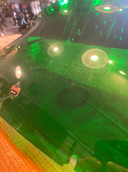Klock Werks Kolor Flare 8" Green Windshield fits 2023-26 Harley Road Glide FLTR