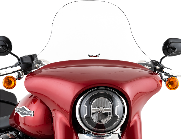 Slipstreamer 10" Clear Motorcycle Fairing Windshield 18-20 Harley Softail FLSB