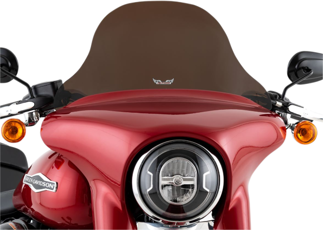 Slipstreamer 12" Dark Smoke Motorcycle Fairing Windshield 18-20 Harley Softail